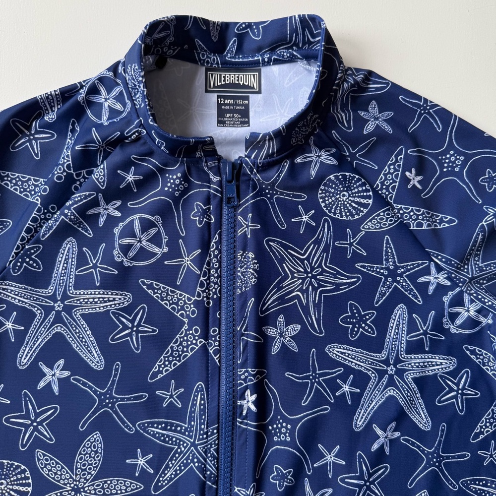 Vilebrequin Kids Unisex Starlett & Shell Ginko-Z Rashguard - Size 12Y - Picture 2 of 13